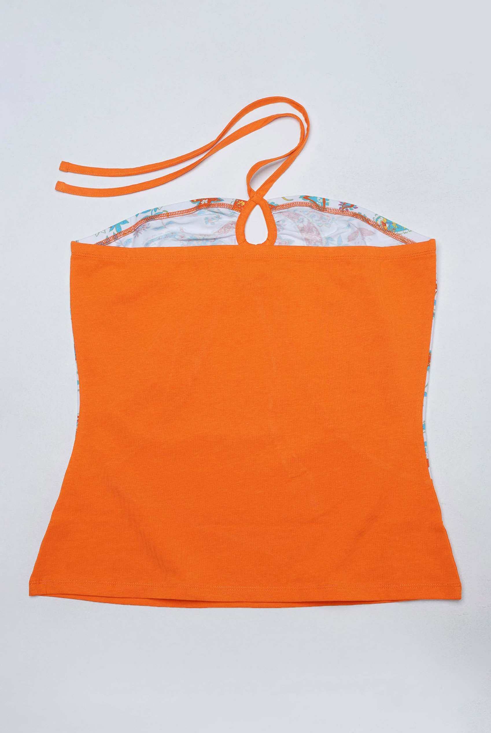 Halter Neck Floral Printed Cami