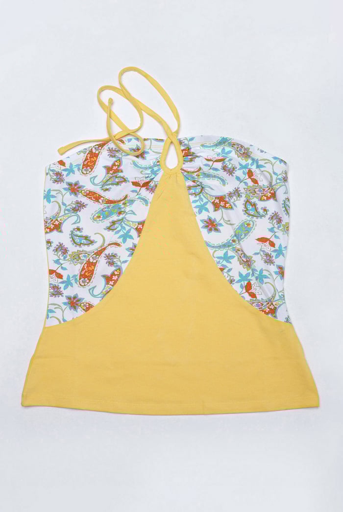 Halter Neck Floral Printed Cami