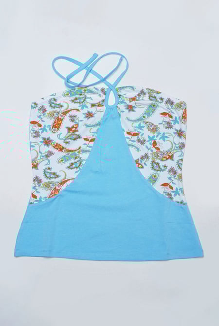 Halter Neck Floral Printed Cami
