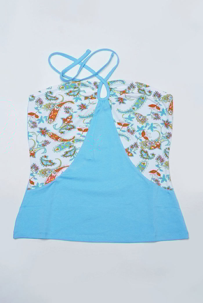 Halter Neck Floral Printed Cami