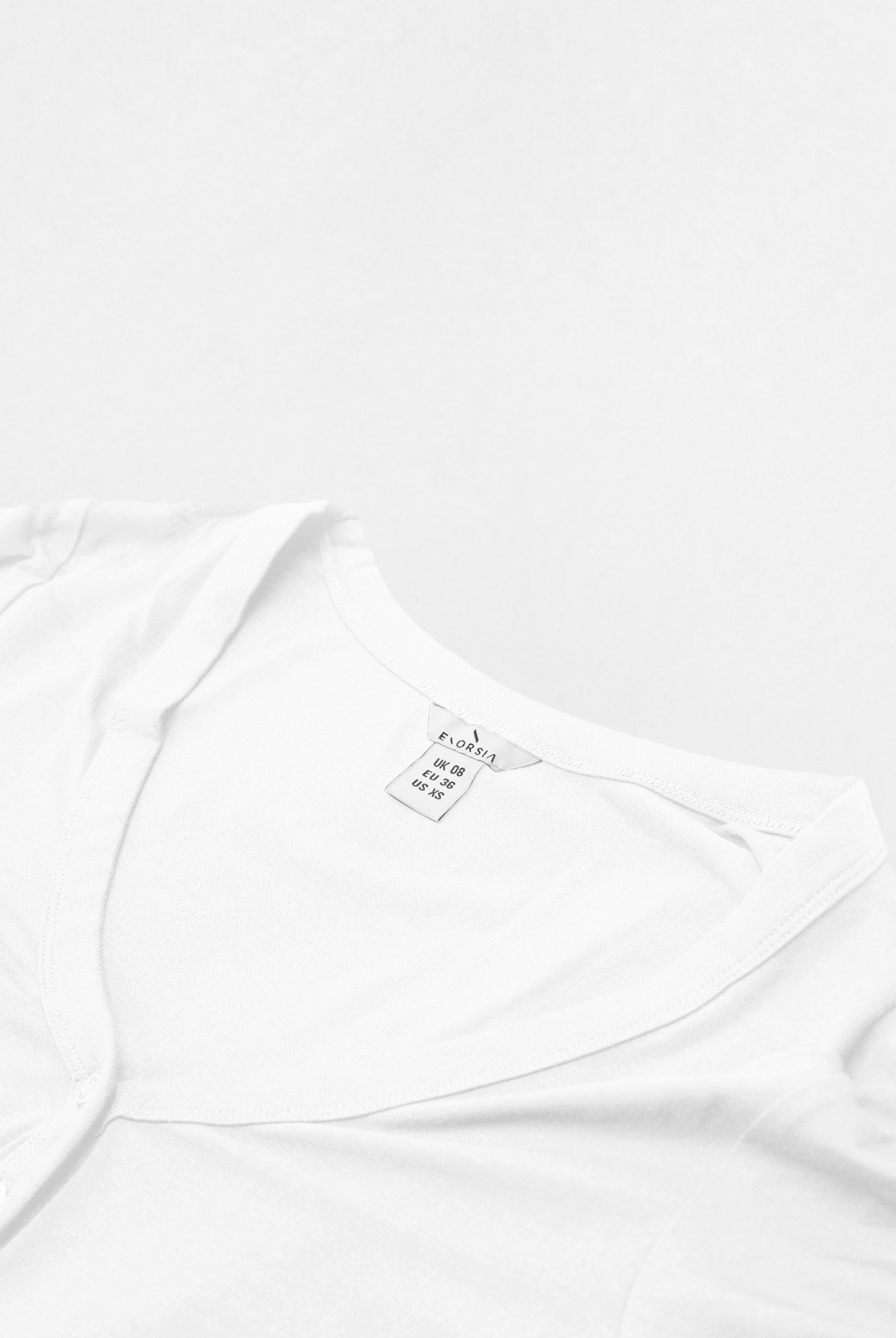 Womens Wide V-neck Casual T-Shirt