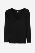 Womens Wide V-neck Casual T-Shirt