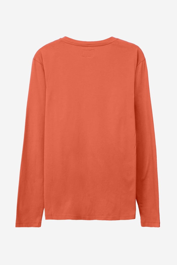 Half Placket Long Sleeve T-Shirt