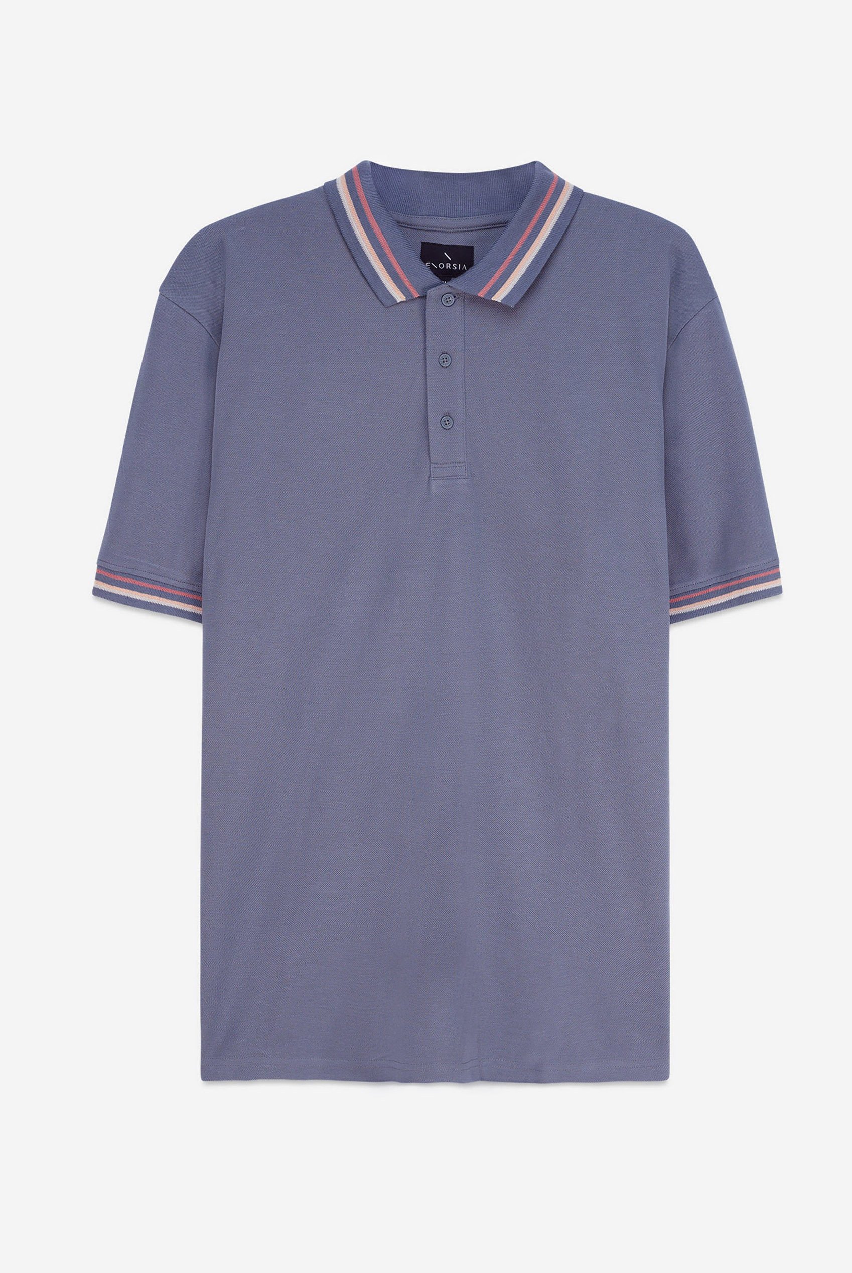 Red/Pink Tipped Polo Shirt