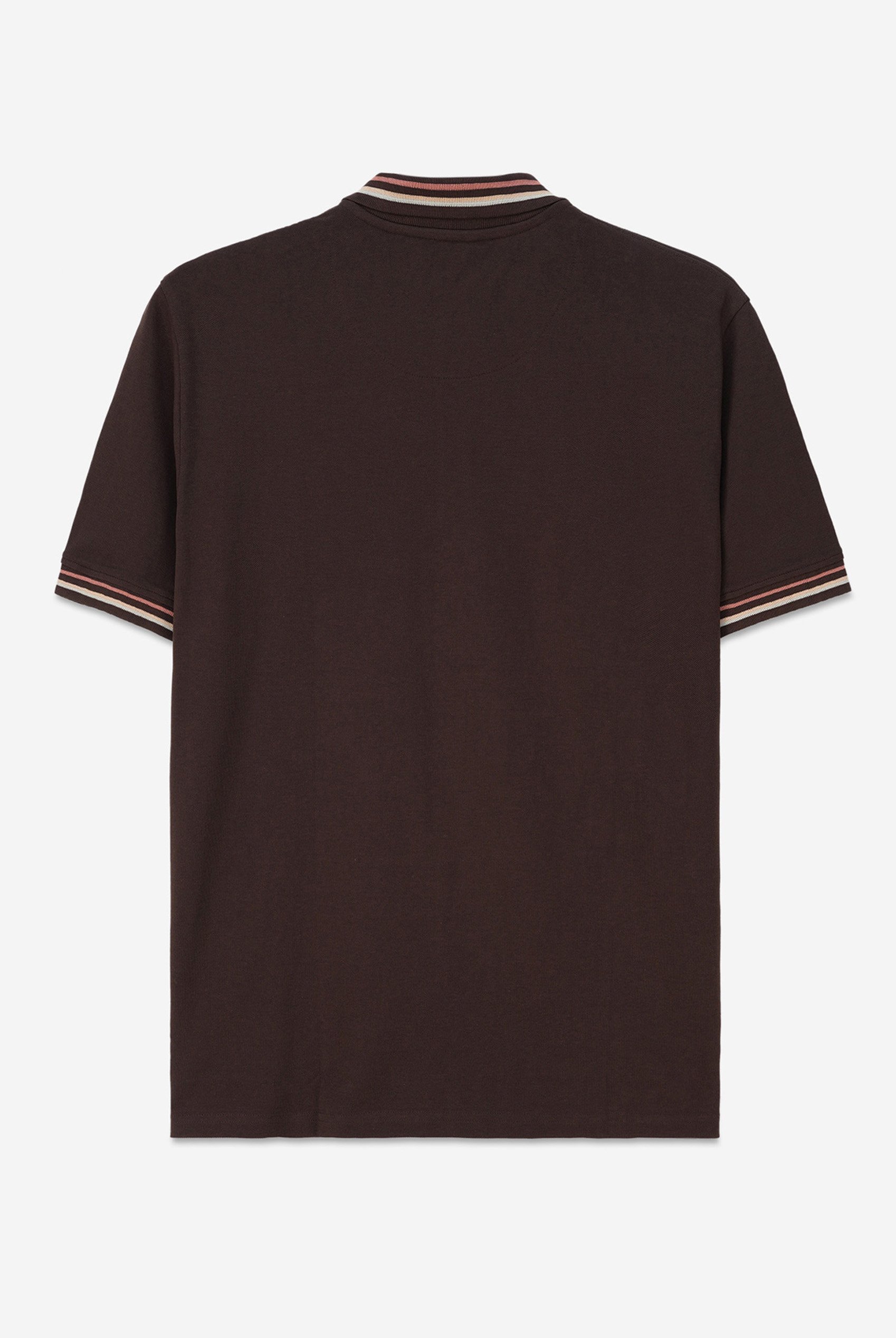 Red/Pink Tipped Polo Shirt