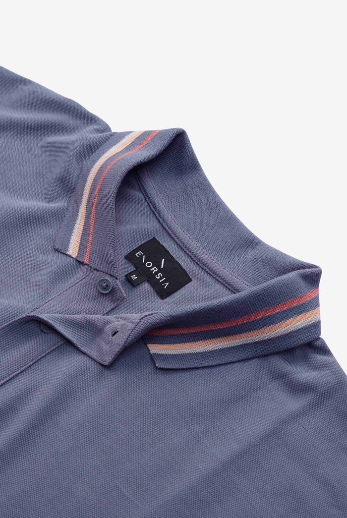 Red/Pink Tipped Polo Shirt