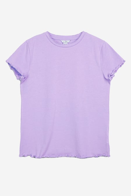 Purple Lettuce Edge T-Shirt