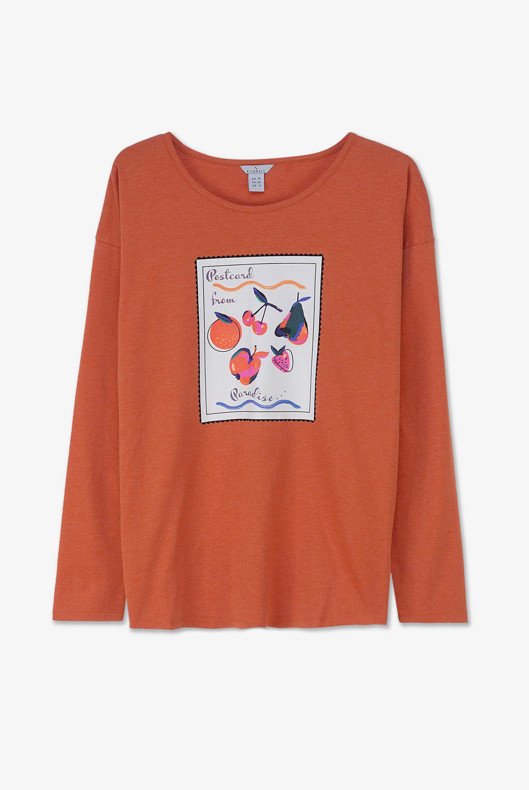 Post Card Printed T-Shirt