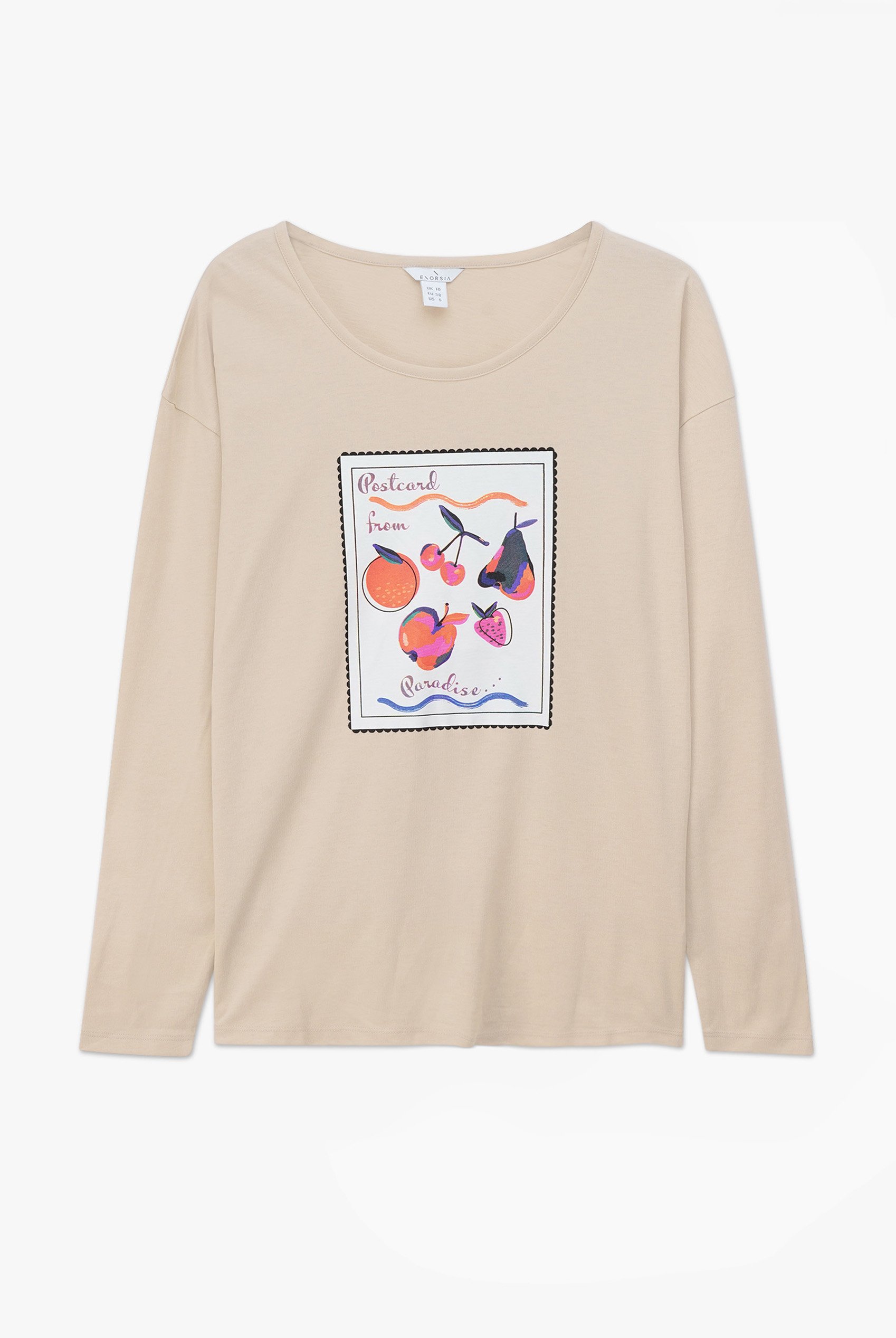 Post Card Printed T-Shirt