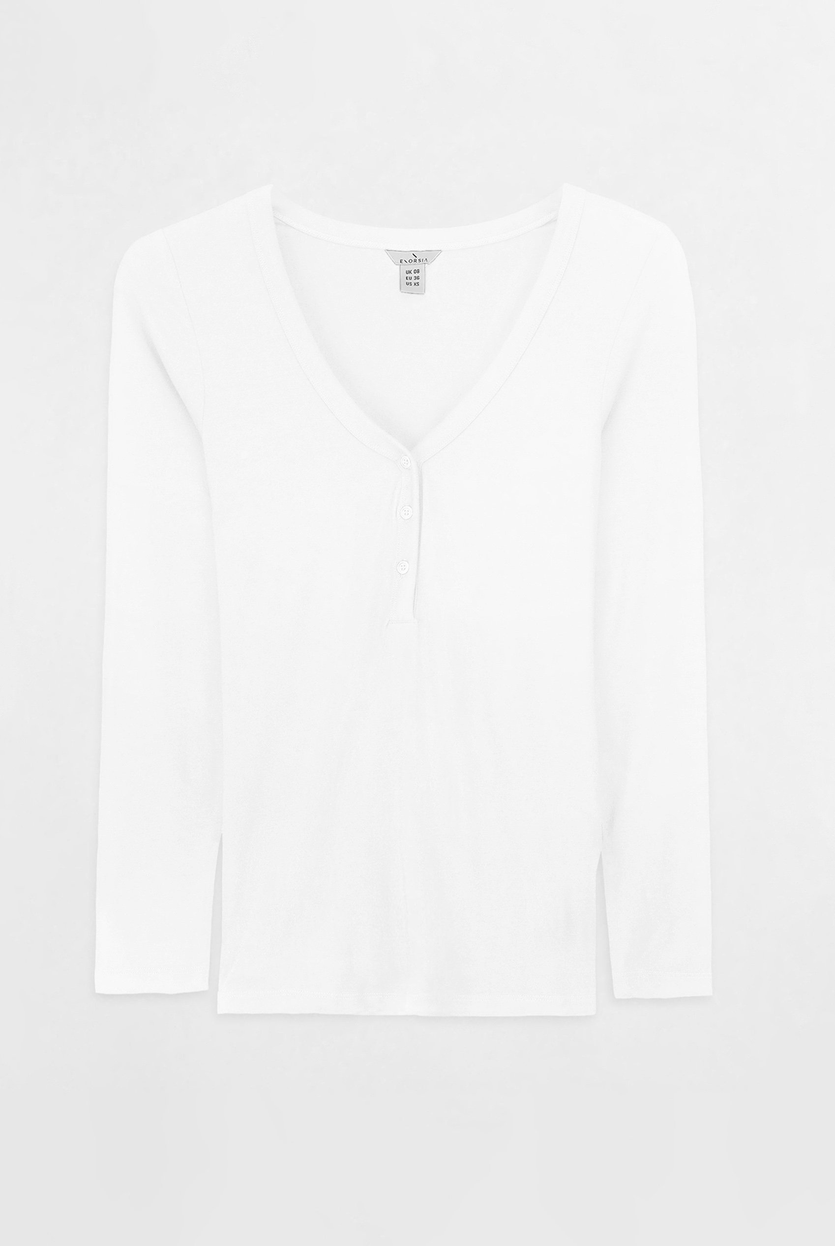 Womens Wide V-neck Casual T-Shirt