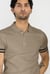 Men's Premium Polo Shirt With Stripe Rib