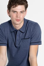 Cotton Jersey Club Collar Polo