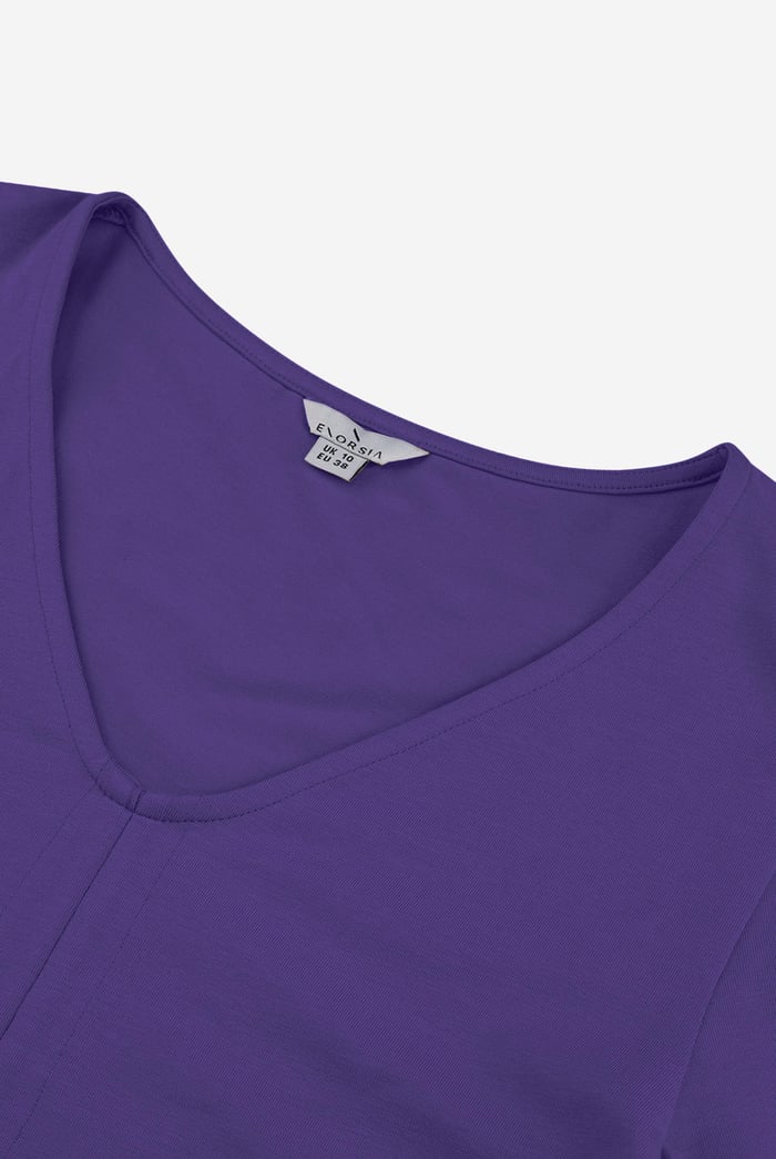 Womens Ruched Long Sleeve Crop Top