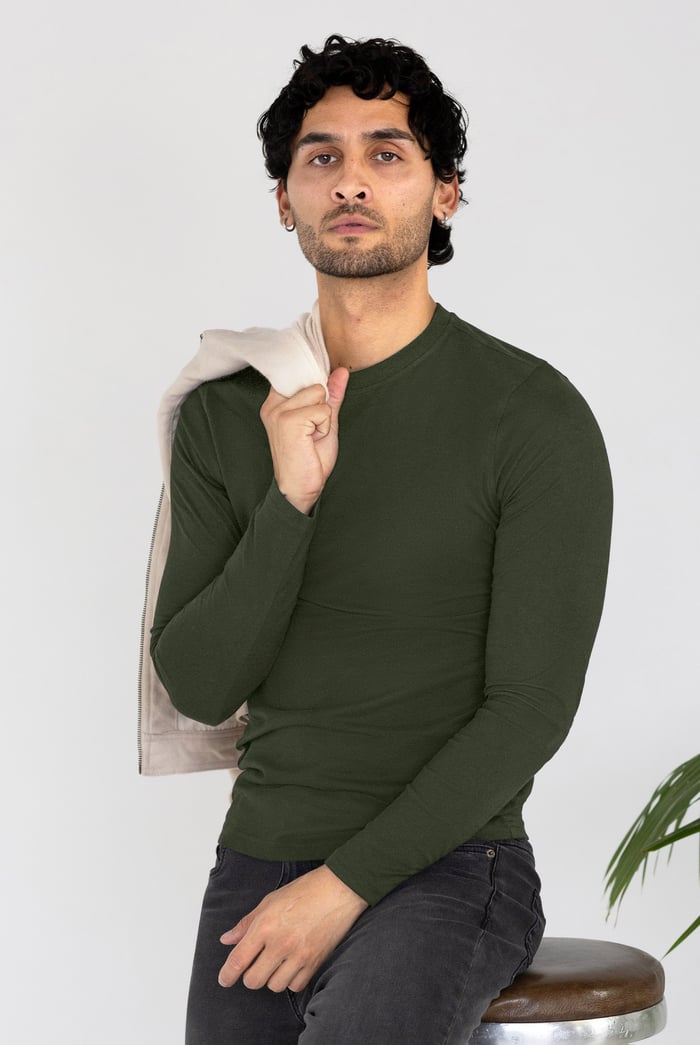 Regular Fit Long Sleeve T-Shirt 2 Pack