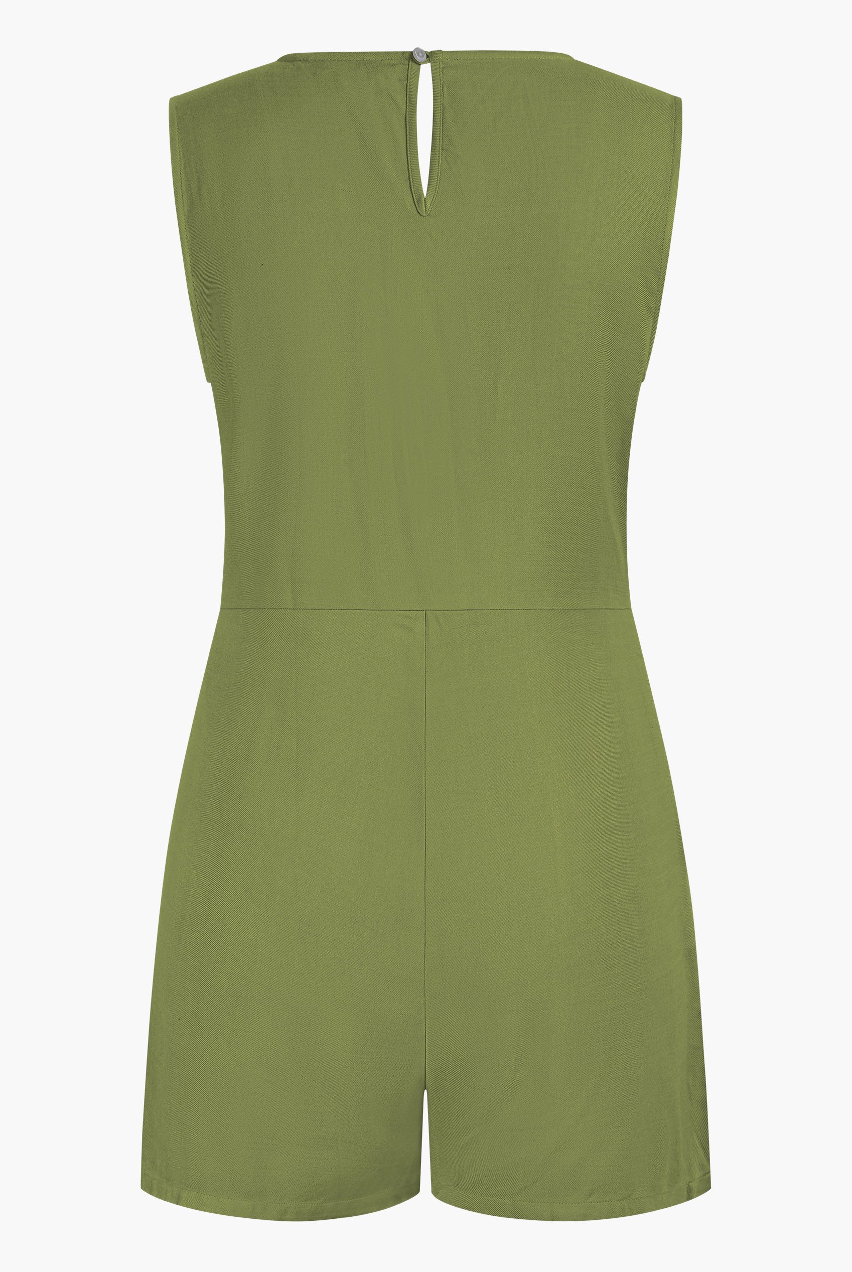 V-Neck Sleeveless Viscose Playsuit