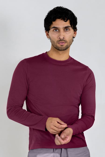 Grey/Olive/Maroon Regular Fit Crew Neck T-Shirt 3 Pack