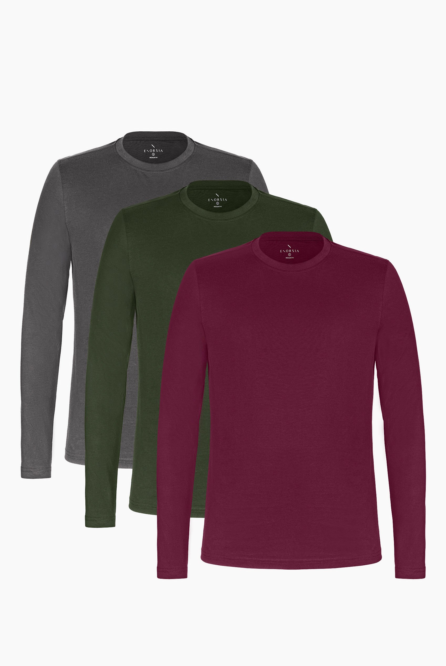 Regular Fit Crew Neck T-Shirt 3 Pack