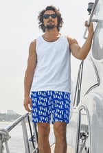 Printed Shorts With Zip Pocket