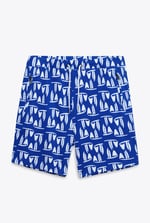 Printed Shorts With Zip Pocket