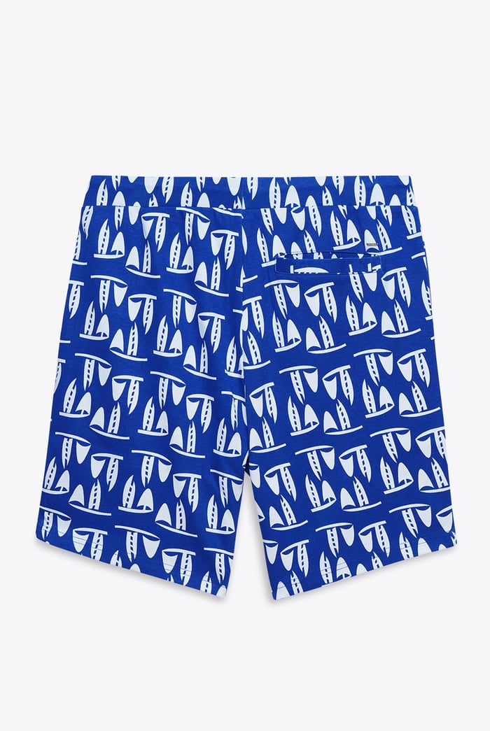 Printed Shorts With Zip Pocket