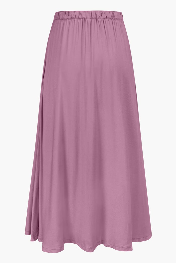 A-Line Maxi Skirt with Front Slit