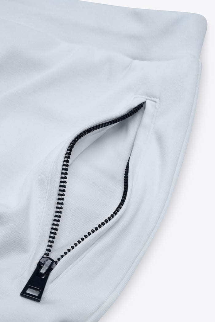 Mens Jersey Shorts With Zip Pocket