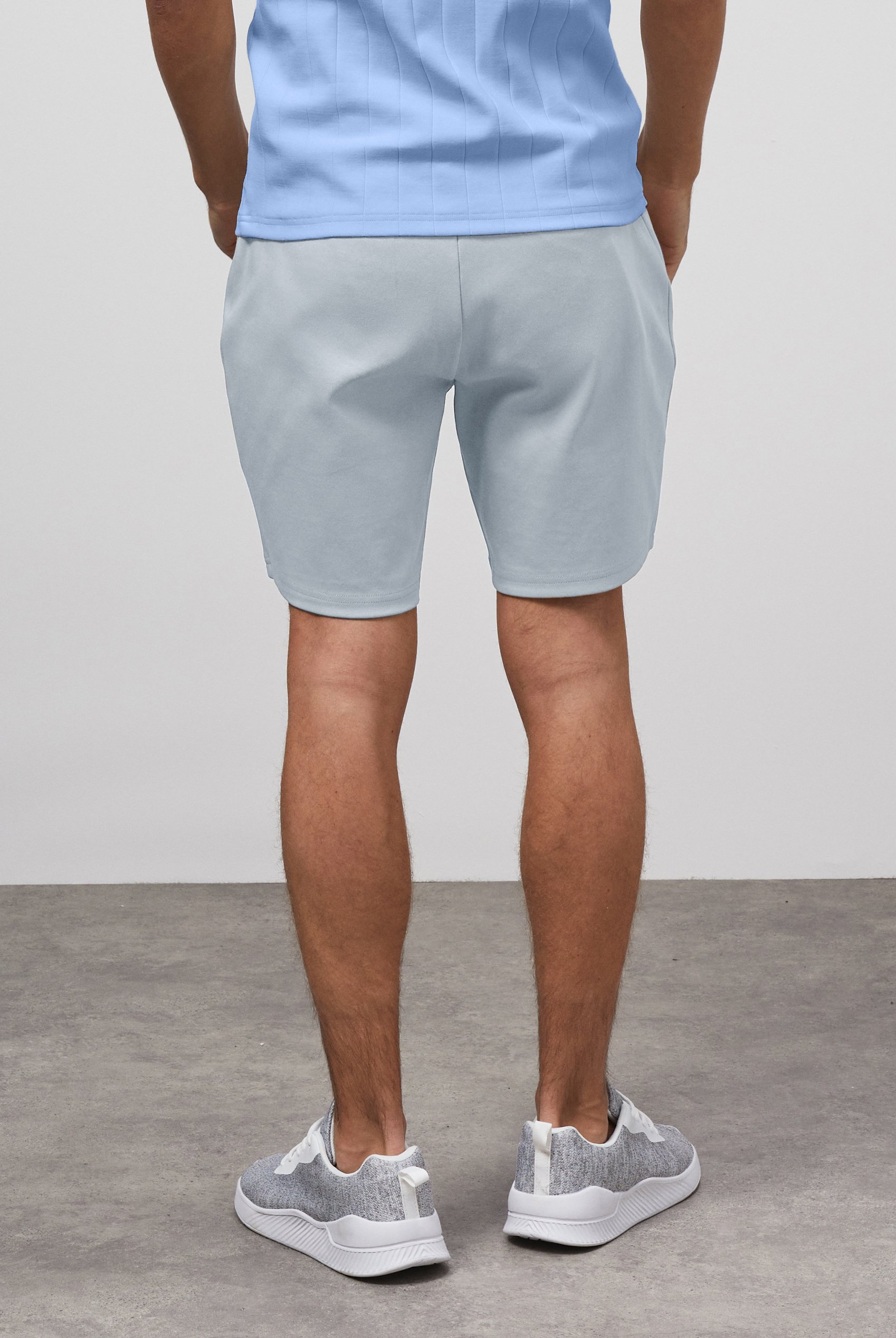 Mens Jersey Shorts With Zip Pocket