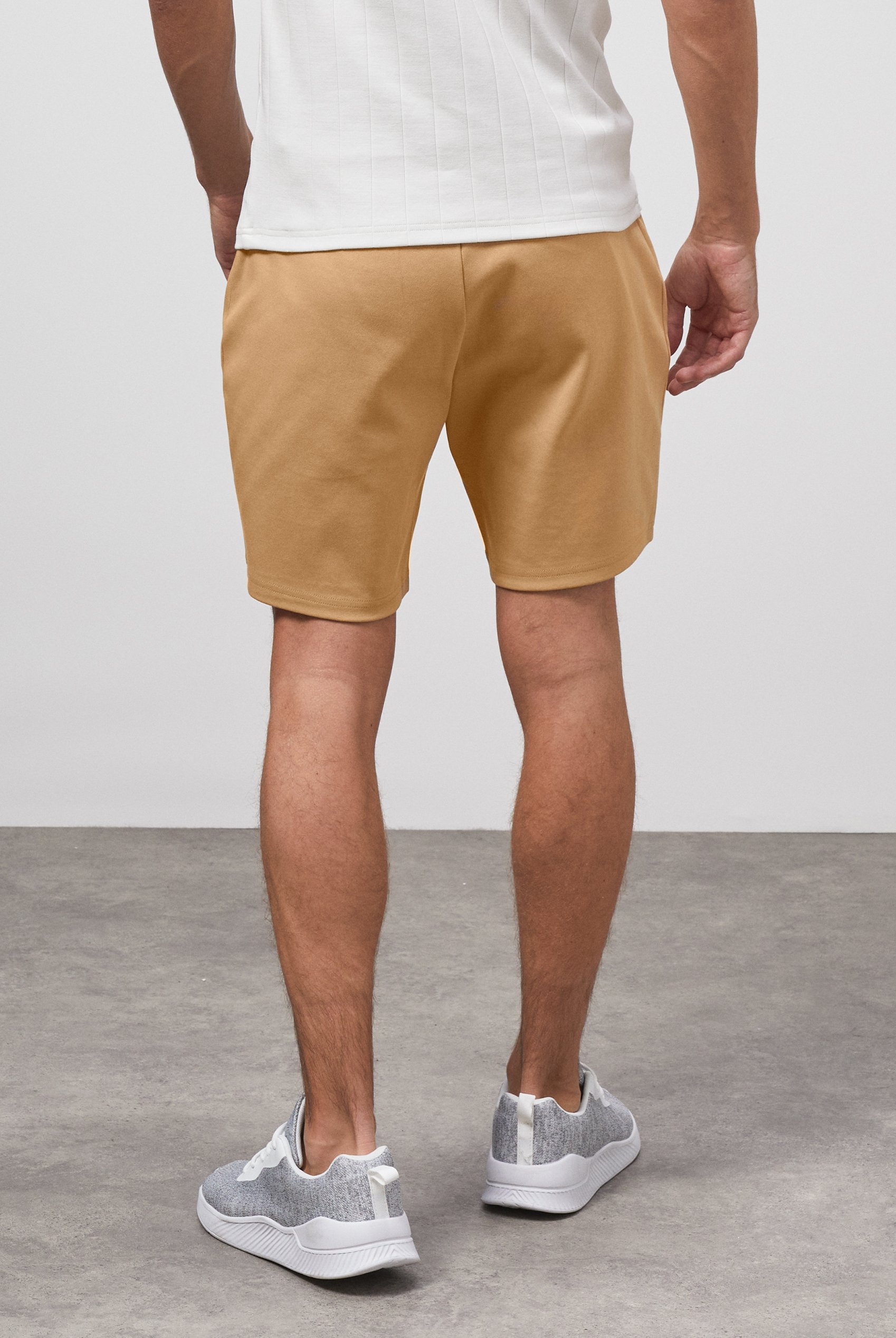 Mens Jersey Shorts With Zip Pocket