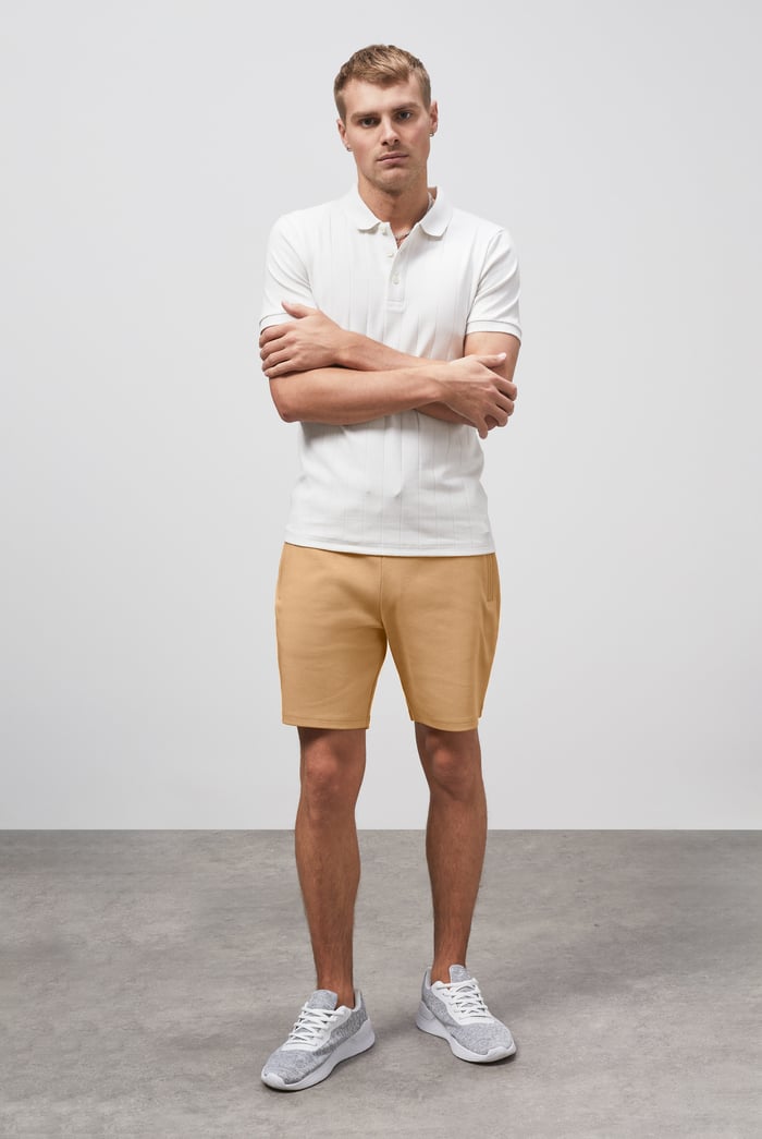 Mens Jersey Shorts With Zip Pocket