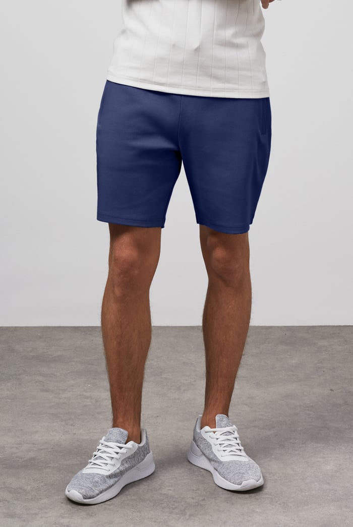 Mens Jersey Shorts With Zip Pocket