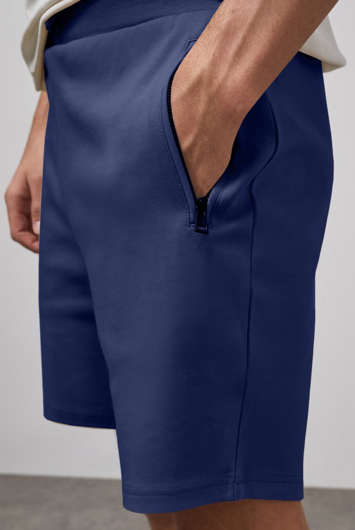 Mens Jersey Shorts With Zip Pocket