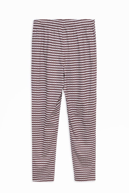 Red Cotton Check Print Pyjamas