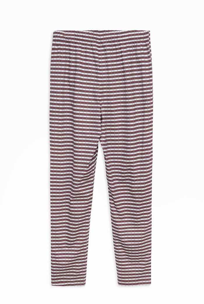 Cotton Check Print Pyjamas