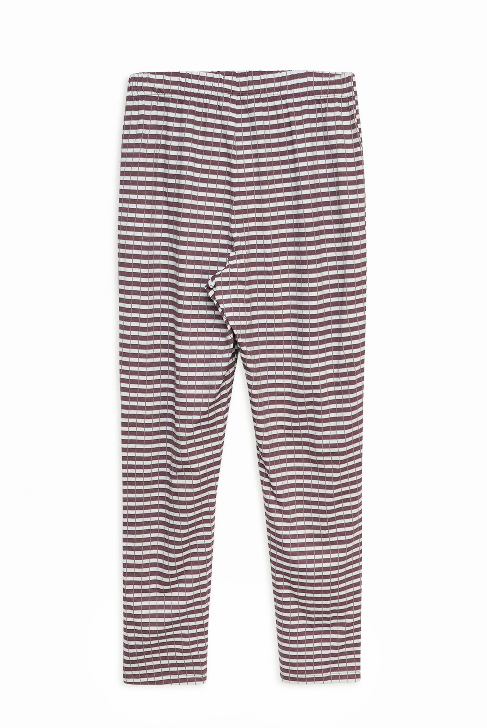 Cotton Check Print Pyjamas