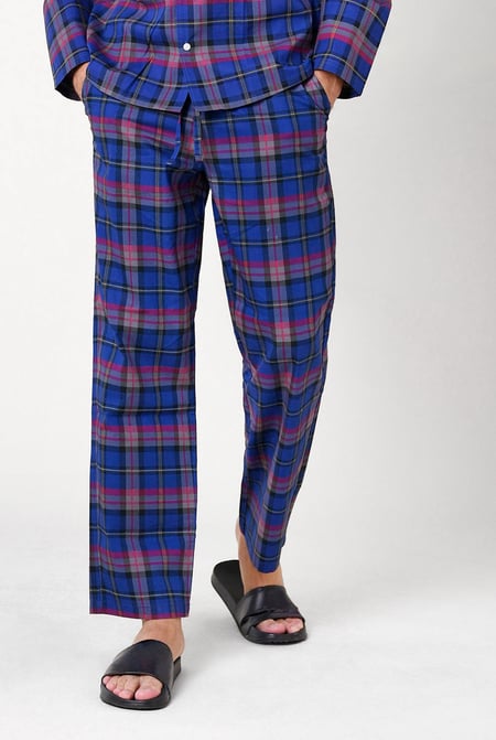 Mens Woven Check Pyjamas Bottoms