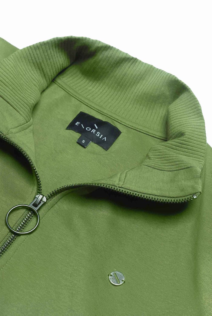 Zip Through Varsity Bomber Jacket