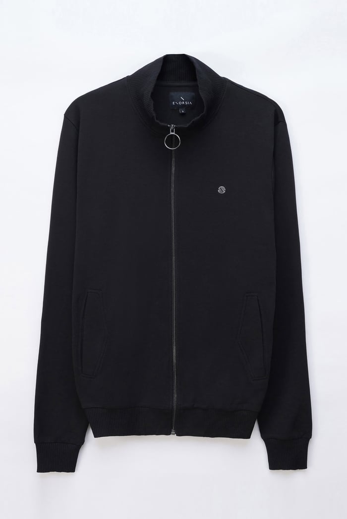 Zip Through Varsity Bomber Jacket