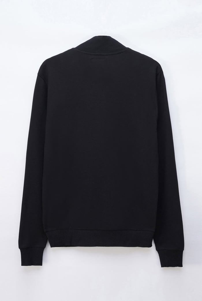 Zip Through Varsity Bomber Jacket