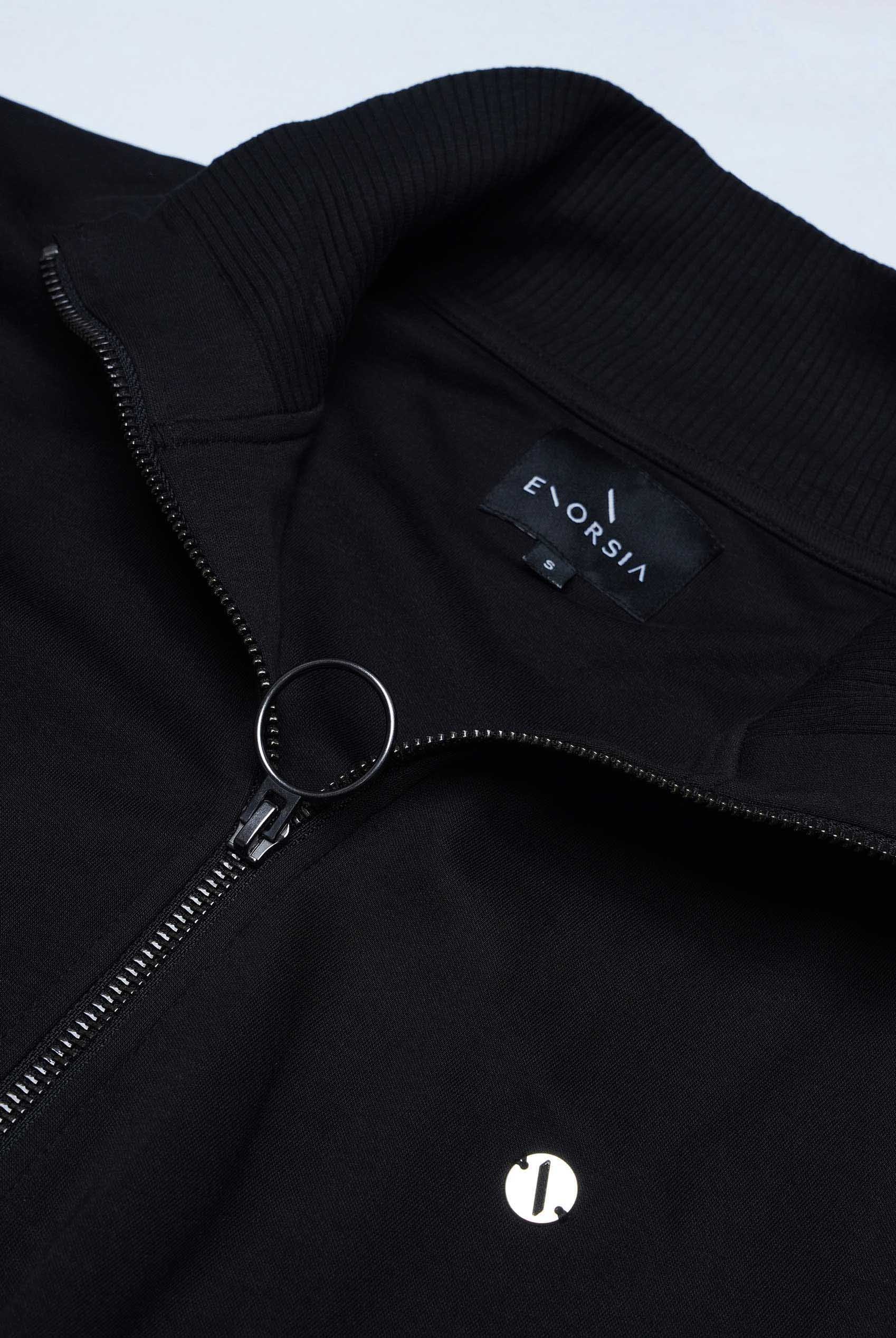 Zip Through Varsity Bomber Jacket