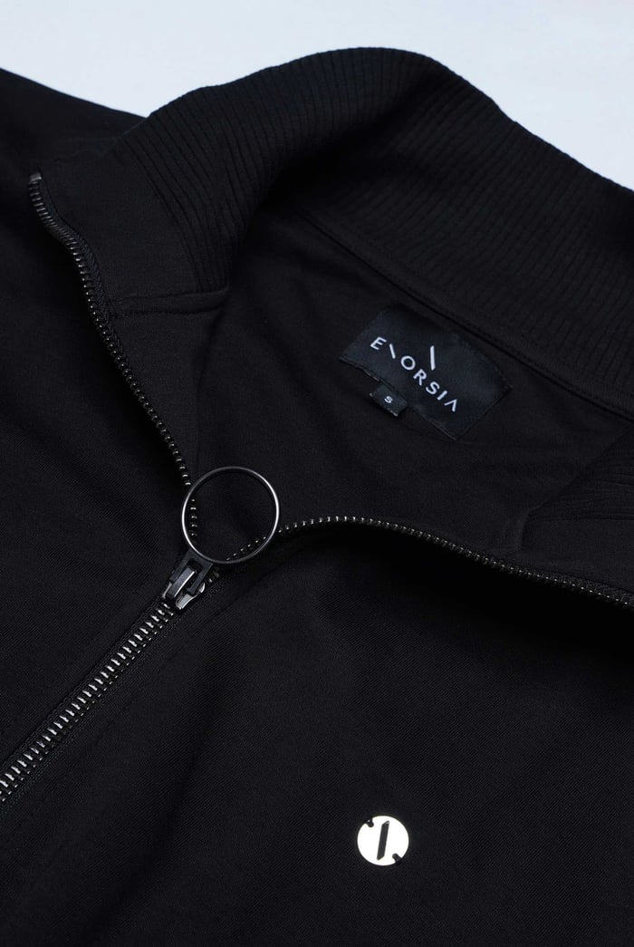Zip Through Varsity Bomber Jacket