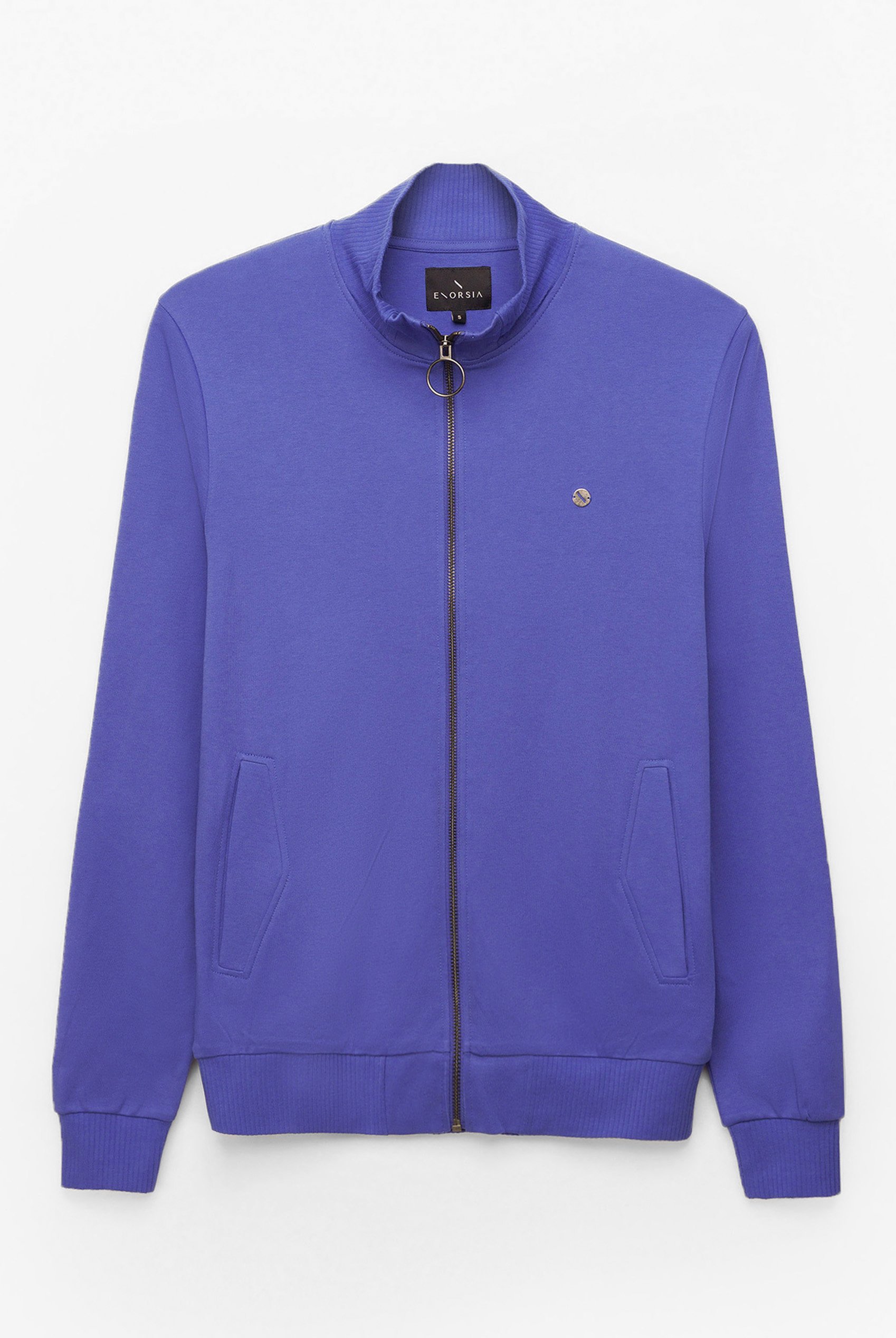 Zip Through Varsity Bomber Jacket