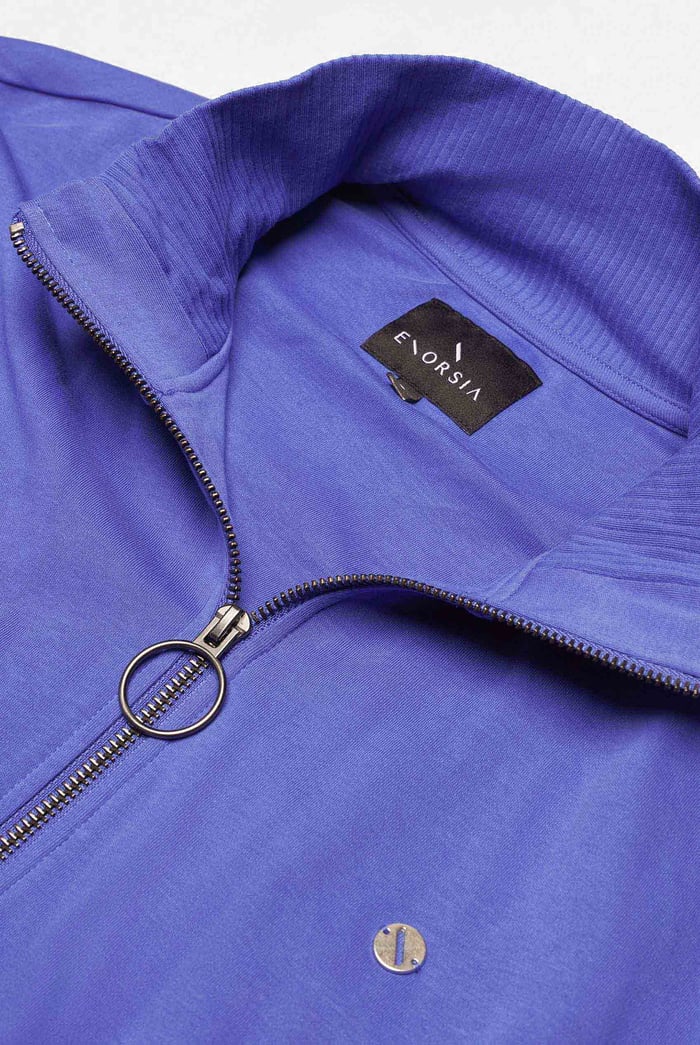 Zip Through Varsity Bomber Jacket