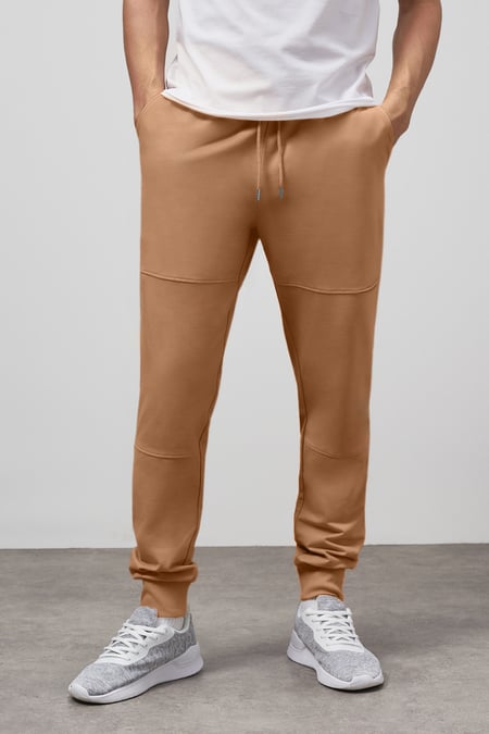 Mens Cream Joggers