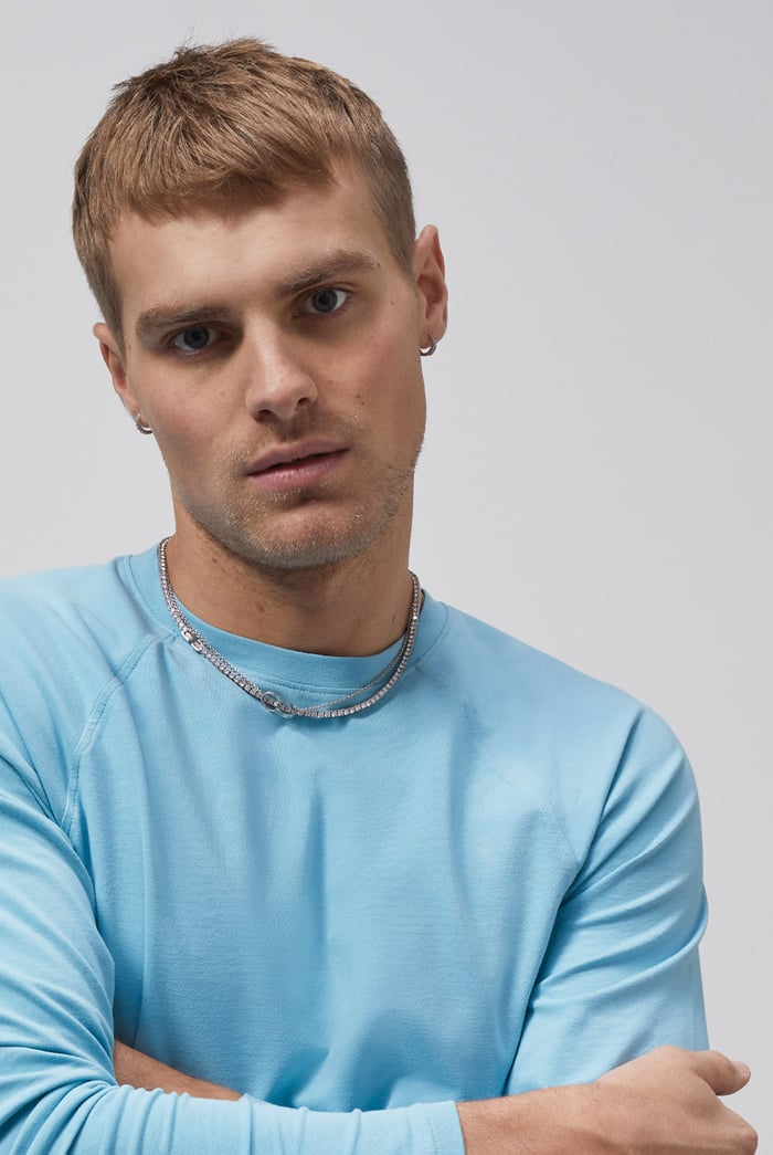 Raglan With Side Panel Rib T-Shirt