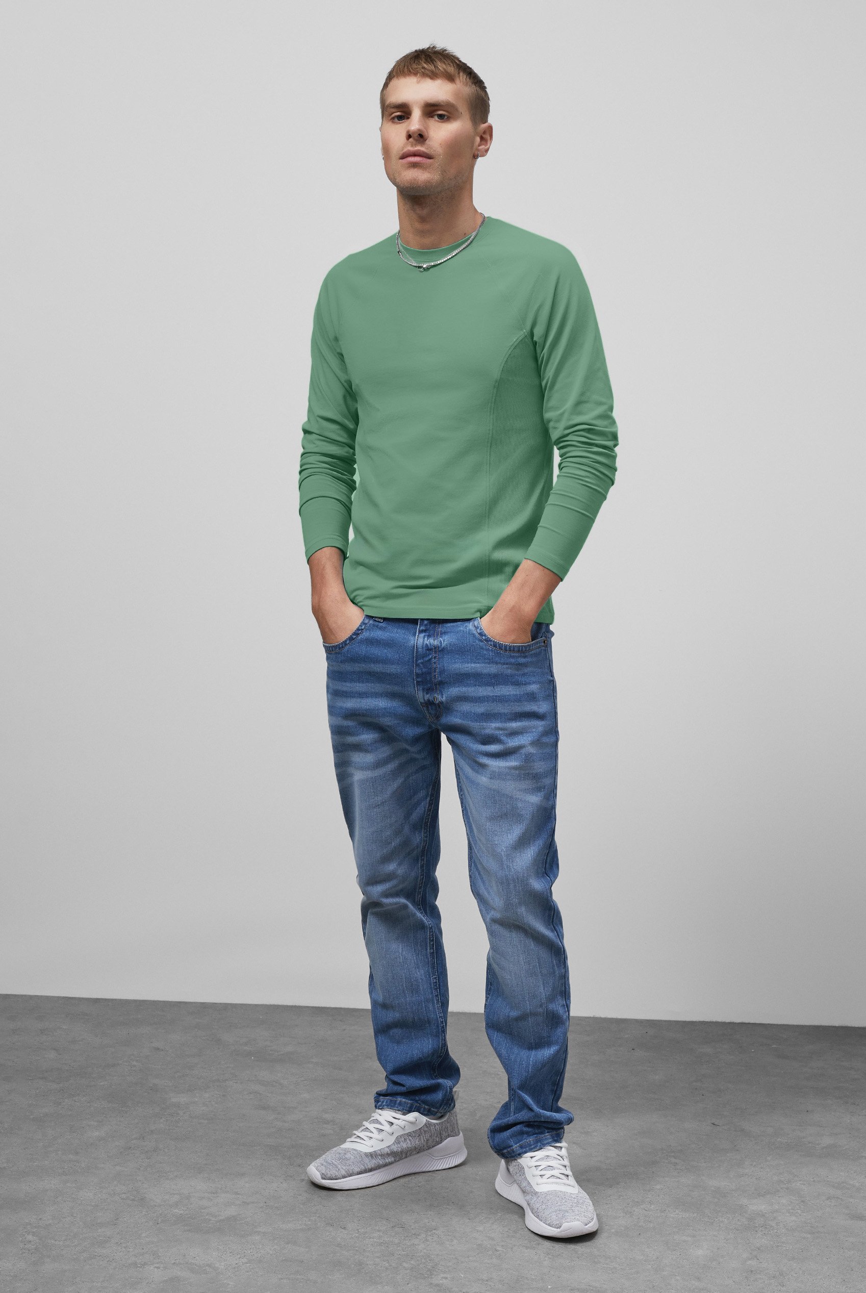 Raglan With Side Panel Rib T-Shirt