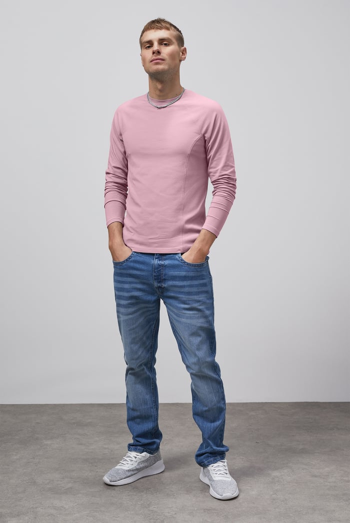 Raglan With Side Panel Rib T-Shirt