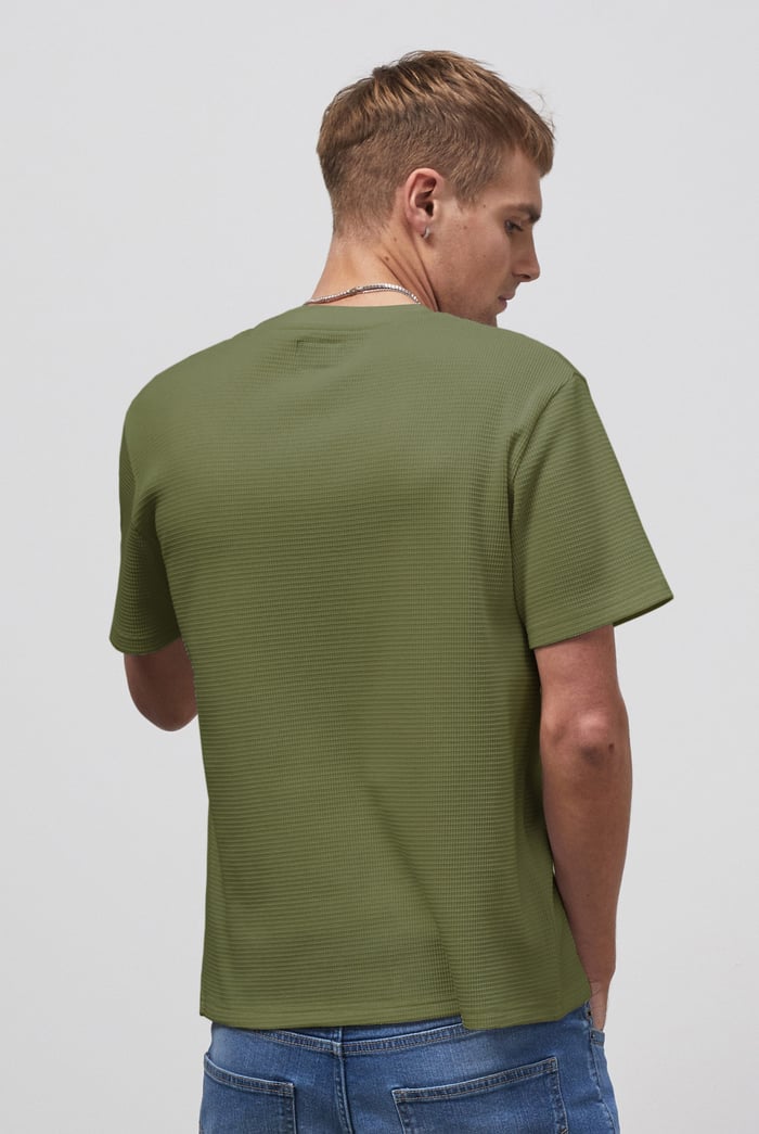 Waffle  Short Sleeve T-Shirt