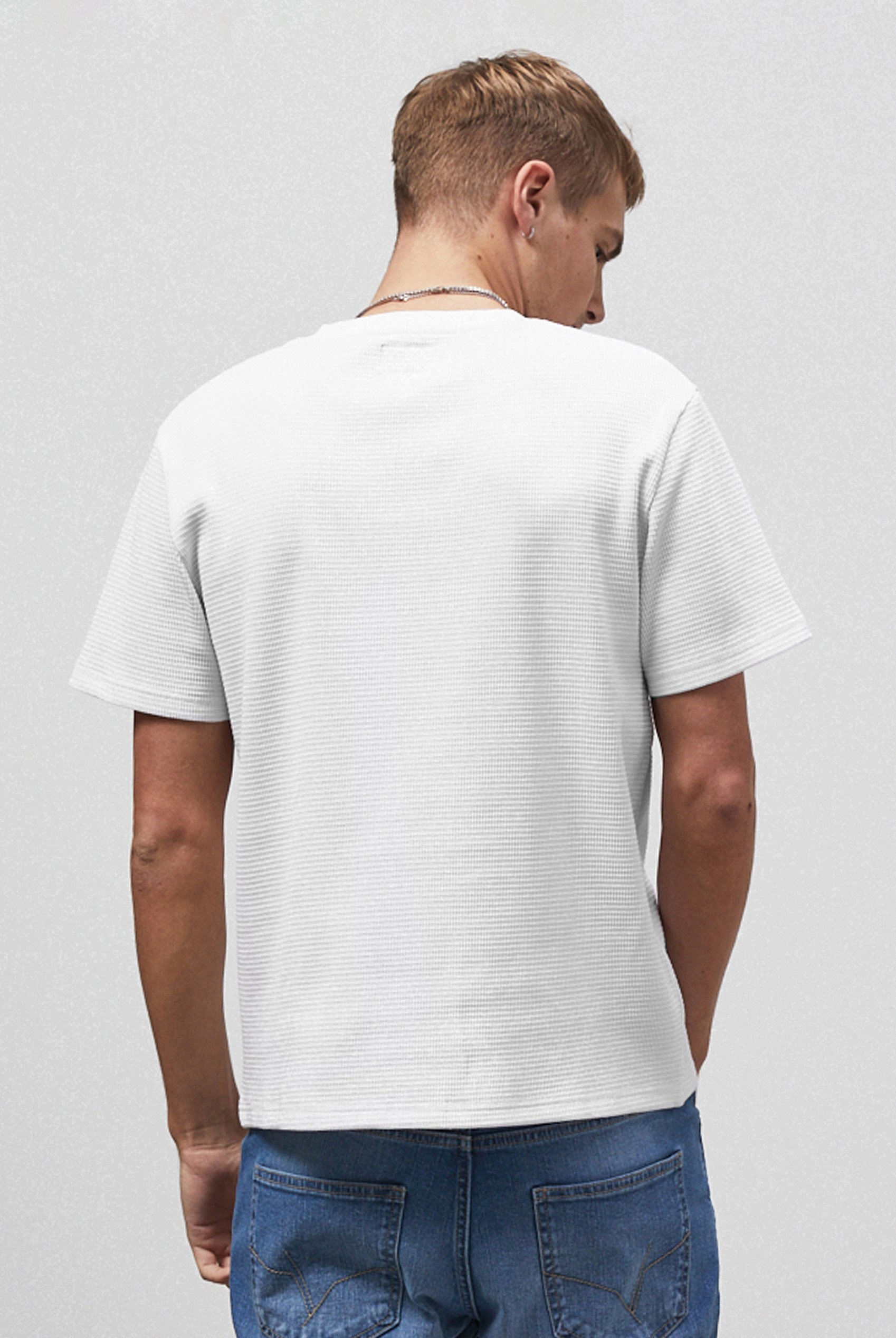 Waffle  Short Sleeve T-Shirt