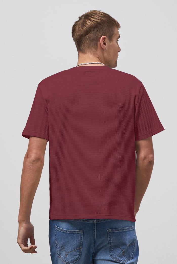 Waffle  Short Sleeve T-Shirt