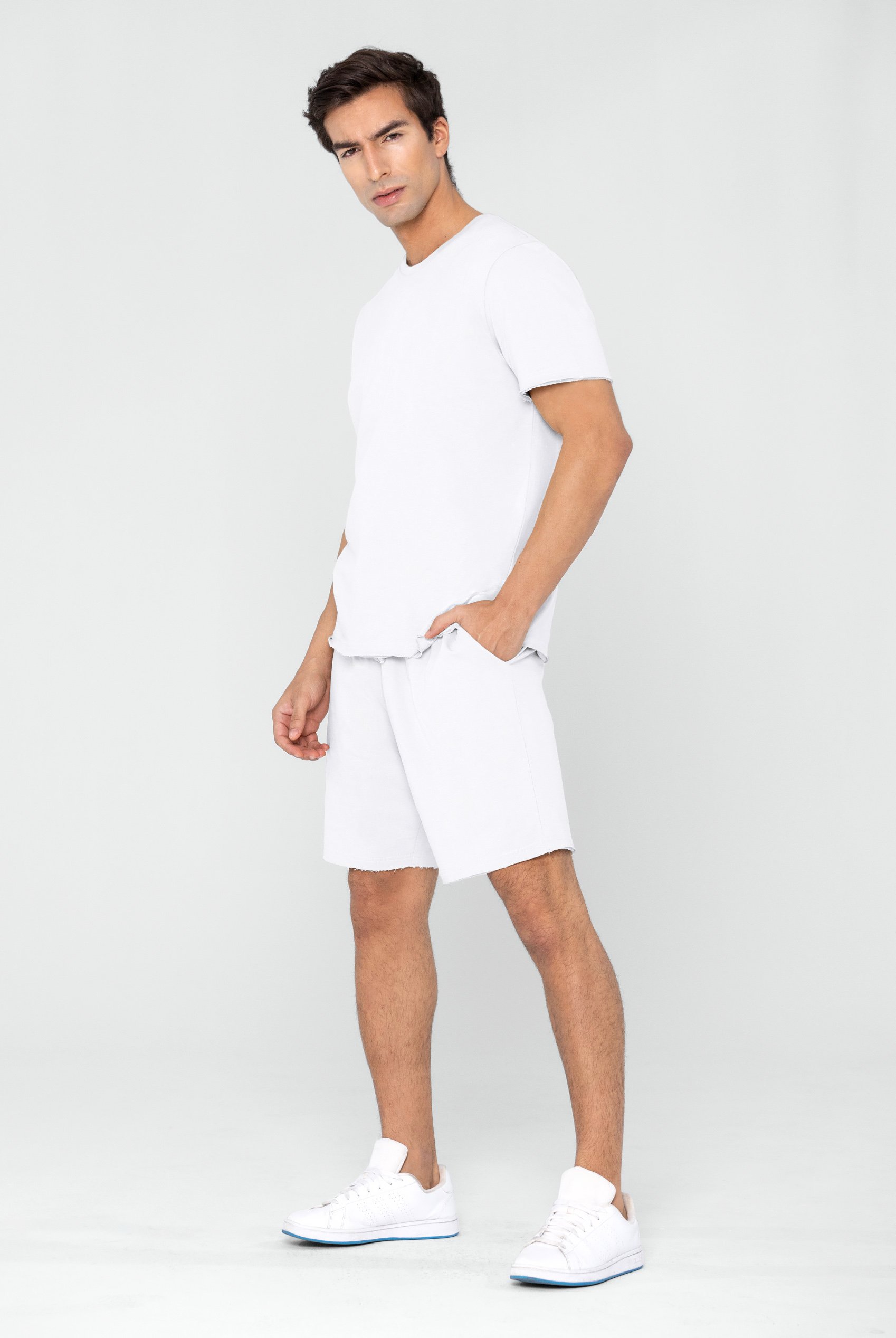 Mens Regular Fit T-Shirt & Shorts Set